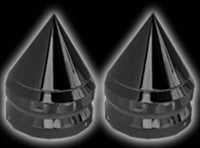 Sixty61 Spiked Bar Ends - Most Suzuki - Black