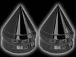Sixty61 Spiked Black Bar Ends for Yamaha R1, R3, R6 2006-2025