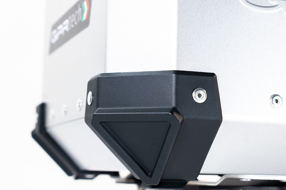 KTM LC 8 Adventure 1090 2017-2020 GPR Tech 55L Aluminum Top Case, Silver with Mounting Plate