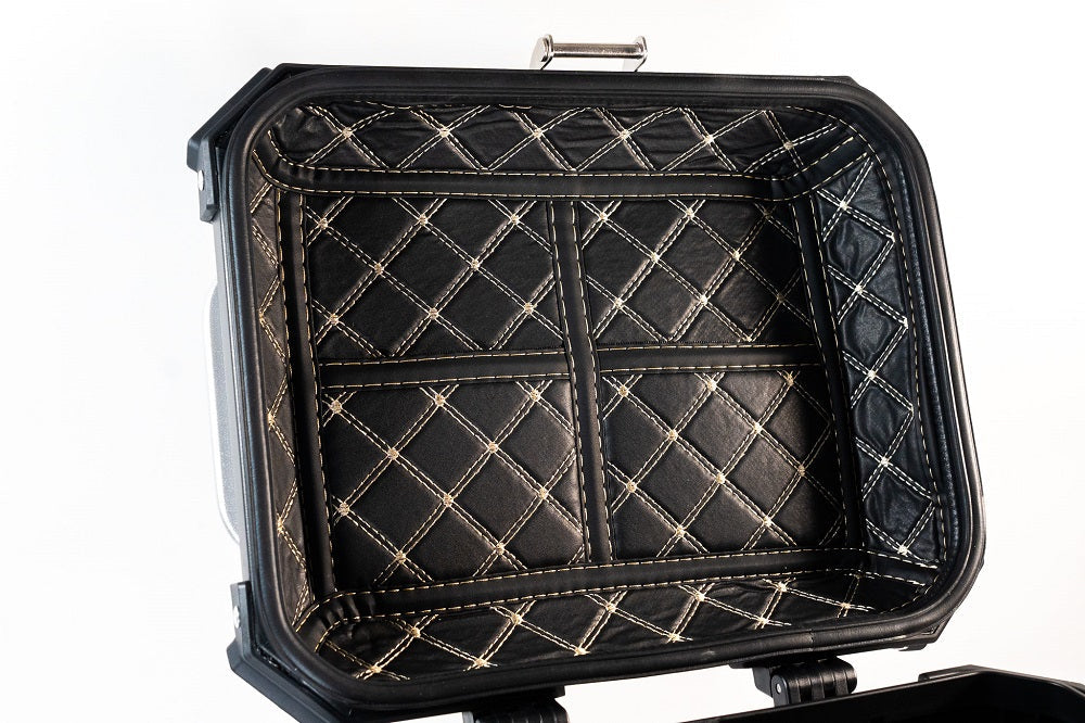 Voge Valico 525 Dsx 2023-2024 GPR Tech 35L Aluminum Top Case, Silver with Mounting Plate