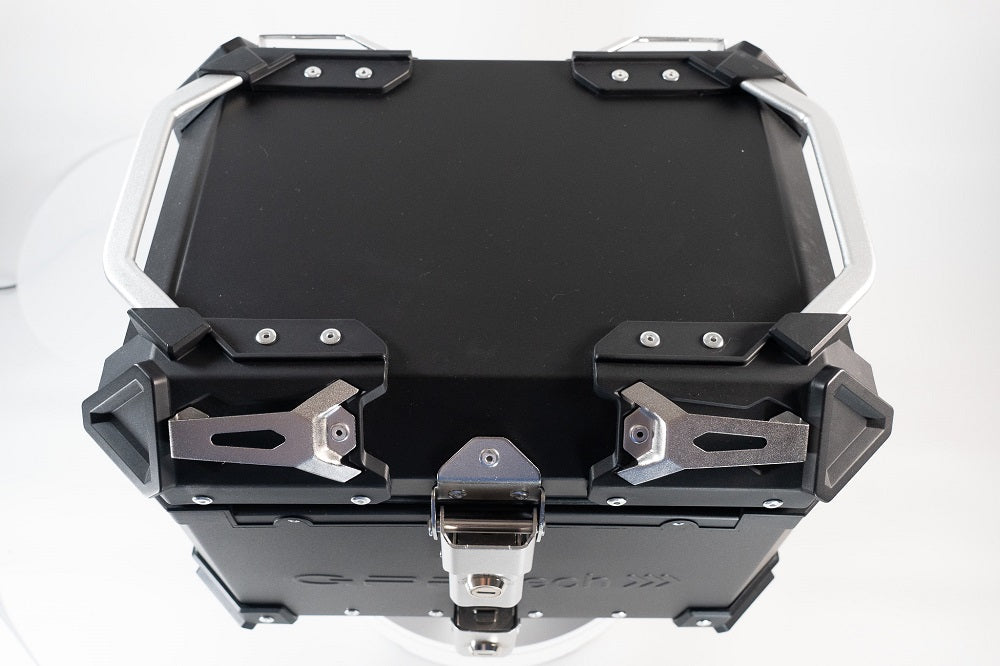 BMW R1250R R1250RS 2021-2023 GPR Tech 45L Aluminum Top Case, Black with Mounting Plate