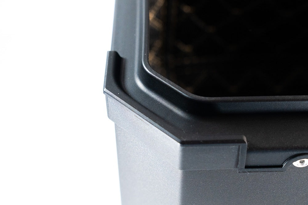 BMW R1250GS - Adventure 2019-2020 GPR Tech 35L Aluminum Top Case, Black with Mounting Plate