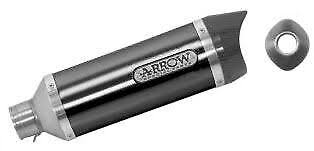 Arrow Suzuki Gsx-R 600/750 '08/10 Homologated Aluminium Dark Thunder Silencer With Carbon End Cap 71729akn