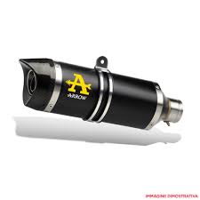 71772AKN Arrow Thunder Exhaust, Aluminum Dark for Suzuki GSX-R600 / 750 2011-2016