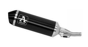 Arrow X-Max/Tricity 300 ’21/24 Homologated Kit St. Steel Link Pipe And Urban Aluminum Dark Silencer With Black St.Steel Endcap 53542ann