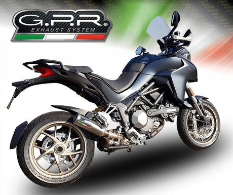 Ducati Multistrada 1260 2018-2020 Exhaust GPR Slip-on M3 Titanium Natural