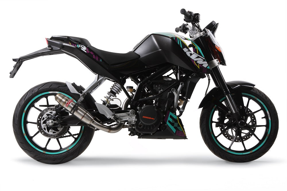 KTM Duke 200 2012-2021 Exhaust GPR Slip-on Deeptone Inox