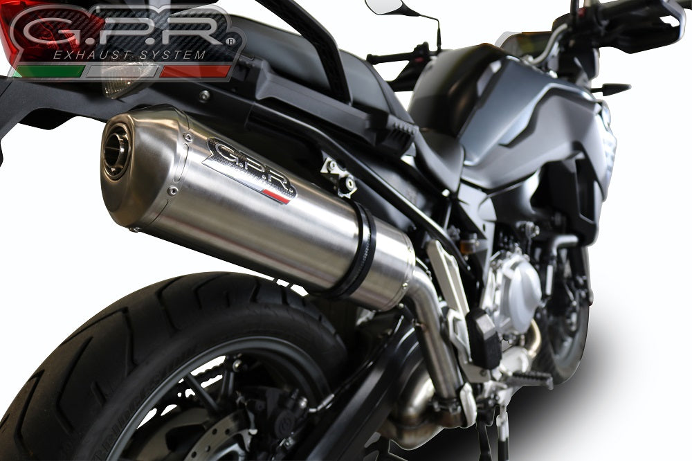 Bmw F750GS 2018-2020 Exhaust GPR Slip-on Satinox