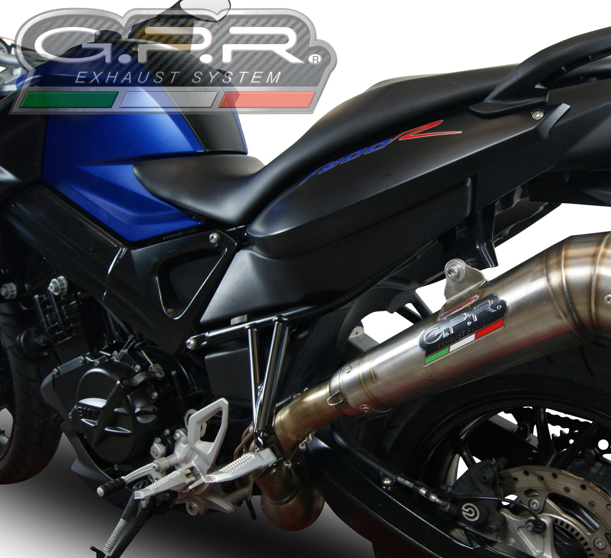 Bmw F800R 2015-2016 Exhaust GPR Slip-on Powercone Evo