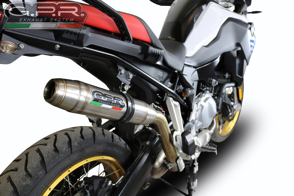 Bmw F850GS - Adventure 2018-2020 Exhaust GPR Slip-on Deeptone Inox
