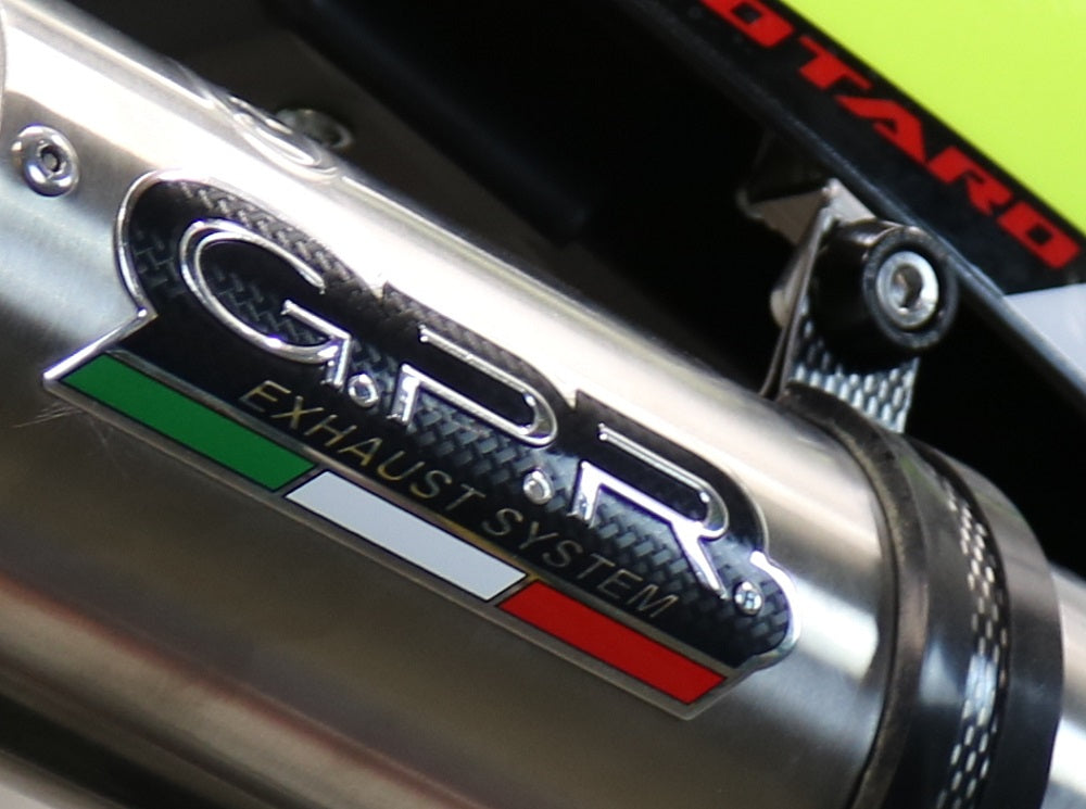 GPR Exhaust System Fantic Motor XMF 125 2021-2023, M3 Inox , Slip-on Exhaust Including Removable DB Killer, Link Pipe and catalyst