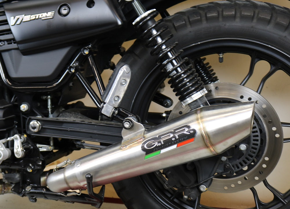Moto Guzzi V7 III Special-St-Carb 2017-2018 Exhaust GPR Full System Vintacone