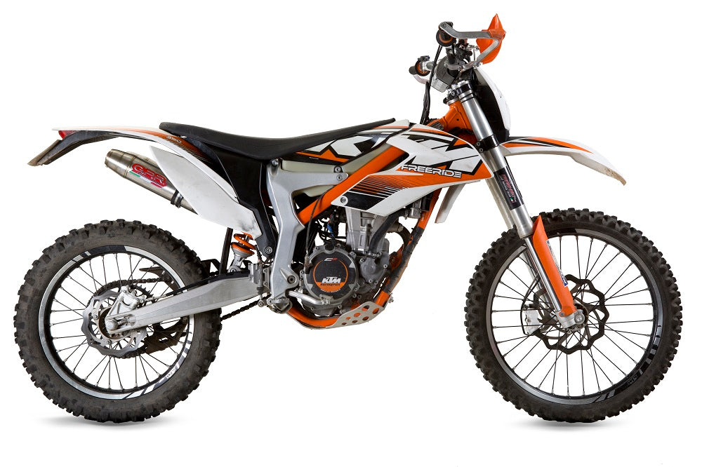 KTM Freeride 350 4T 2012-17 Exhaust GPR Double Slip-on Deeptone Inox