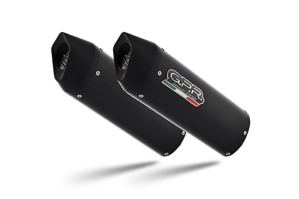 Royal Enfield Continental 650 2021-2024 Exhaust GPR Double Slip-on Furore Evo4 Nero