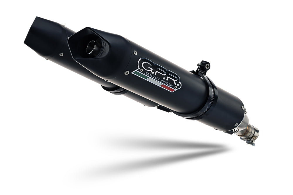 Yamaha Yzf 1000 R1 2007-08 Exhaust GPR Double Slip-on Furore Nero