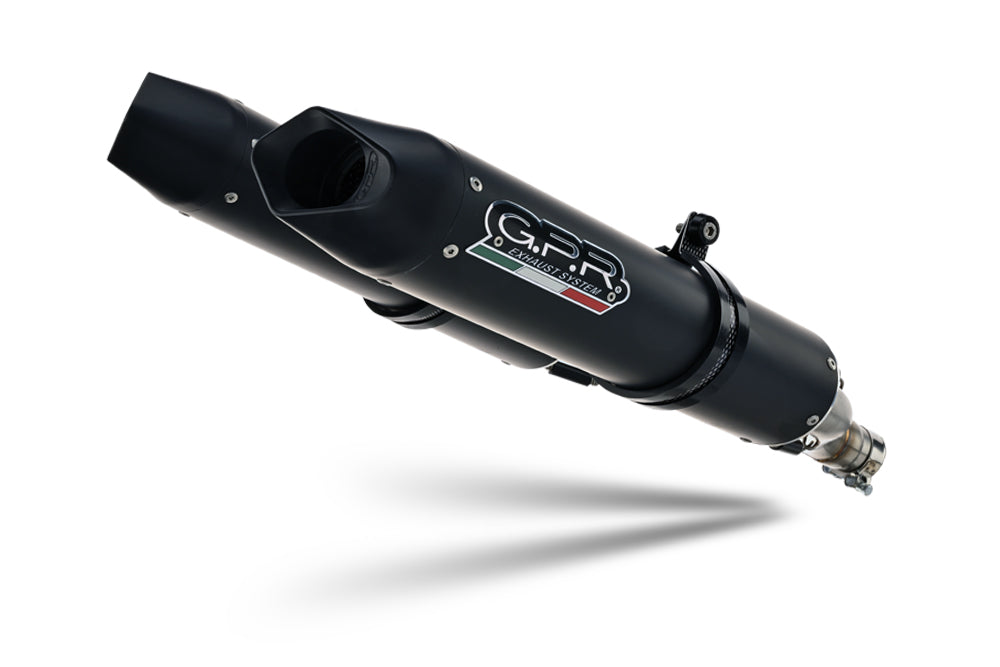 Aprilia Dorsoduro 750 2008-2016 Exhaust GPR Double Slip-on Furore Nero