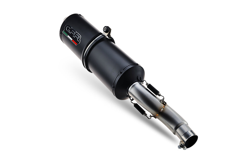 Yamaha Bt Bulldog 1100 2002-07 Exhaust GPR Double Slip-on Ghisa