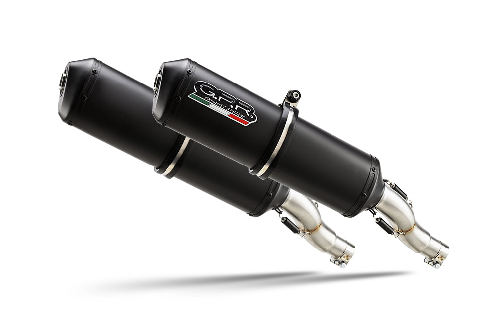 Yamaha Bt Bulldog 1100 2002-07 Exhaust GPR Double Slip-on Ghisa