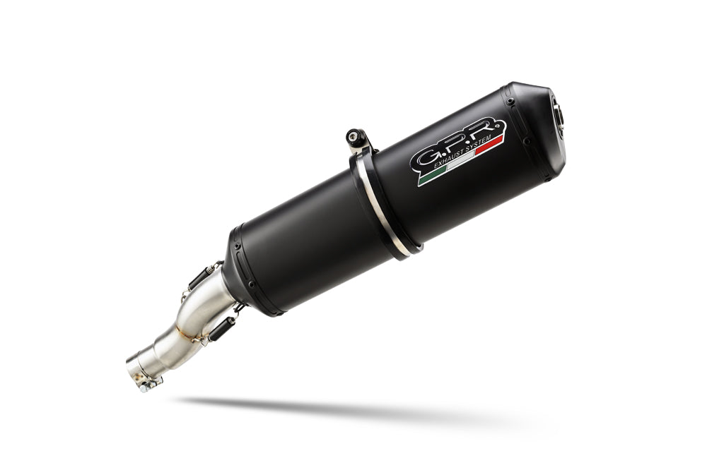 Moto Guzzi Stelvio 1200 4V 2008-10 Exhaust GPR Slip-on Ghisa