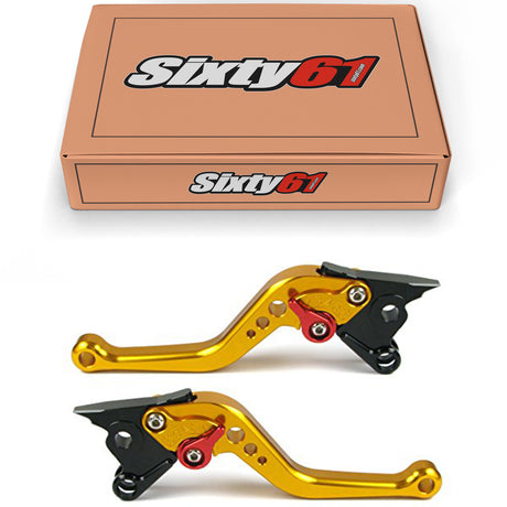 Yamaha Brake & Clutch Levers, Gold Shorty Adjustable