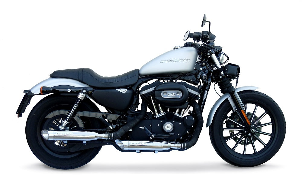 Harley Davidson Sportster 883 2004-2009 Exhaust GPR Double Slip-on Slash Inox