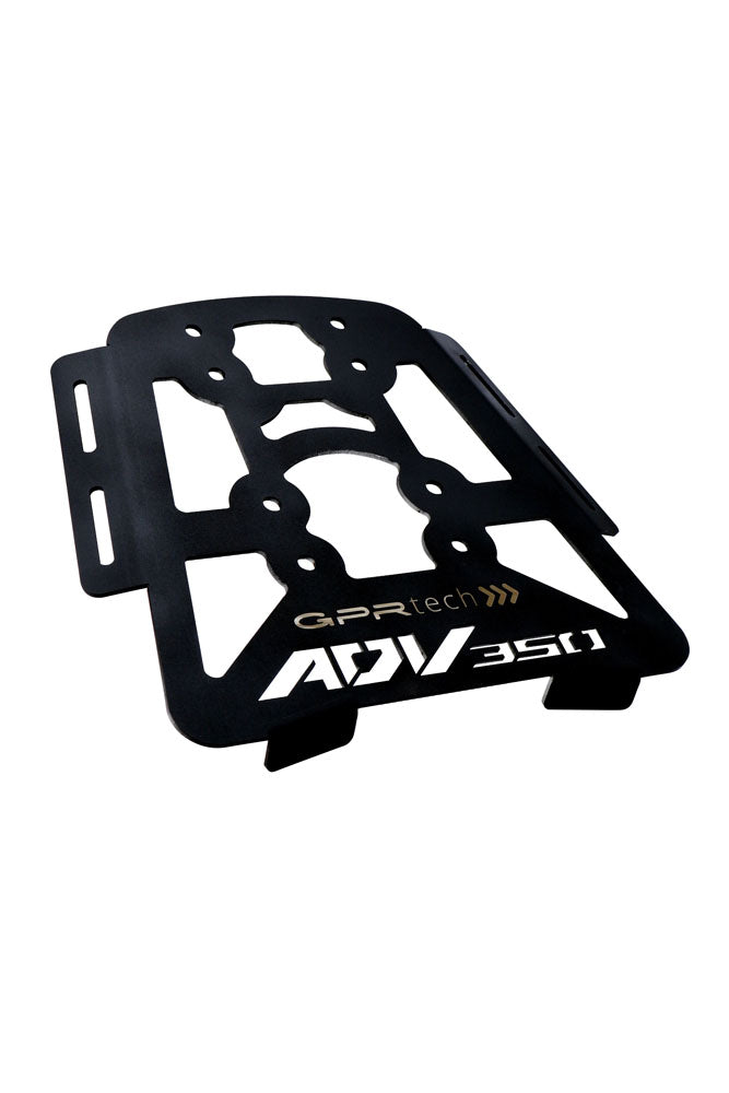 Honda Adv 350 2022-2023 GPR Tech 55L Aluminum Top Case, Black with Mounting Plate