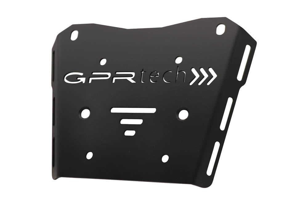 Honda Transalp 750 2023-2024 GPR Tech 55L Aluminum Top Case, Black with Mounting Plate