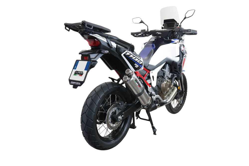 Honda CRF1000L Africa Twin 2015-2017 Exhaust GPR Slip-on Dual Inox