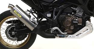 72625po Arrow Crf1100l Africa Twin 2020-2025 Maxi Race-Tech Titanium Exhaust For Original Collectors