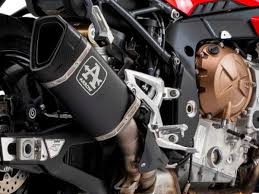 71006PTN Arrow RACING Pista Slip-on Exhaust, Titanium Dark for BMW M/S1000RR 20-25