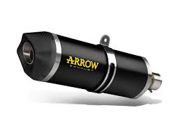 Arrow GSR 750 11-16/GSX-S 750 17-25 Homologated Aluminium Dark Silencer With Carbon End Cap 71776akn