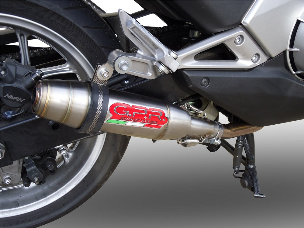 Honda Integra 700 2012-2013 Exhaust GPR Slip-on Deeptone Inox