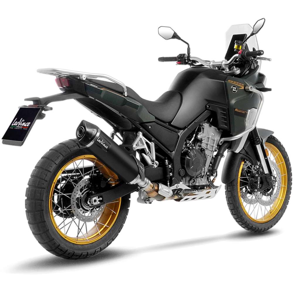 LEOVINCE LV OneSlip-On Muffler - Black Stainless Steel KOVE 800X PRO / ADV 2024 14451EBU 1811-4699