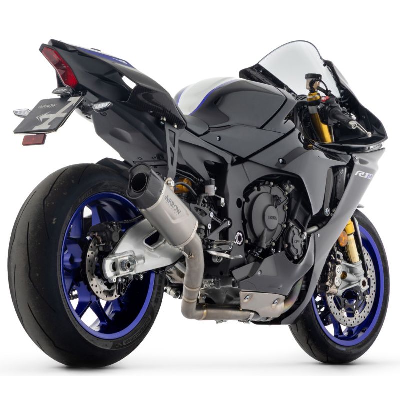 71247HK Arrow Yamaha Yzf R1 2025 Half system racing - Indy Race EVO titanium silencer + titanium link pipe ø60mm.