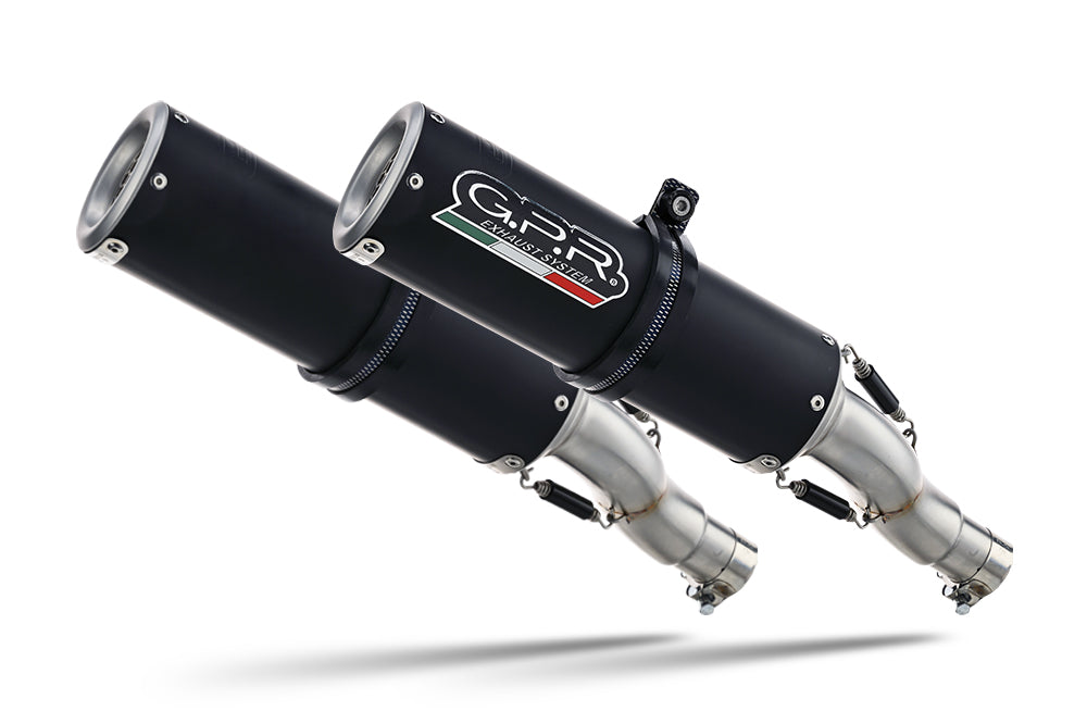 Ducati Monster 796 2010-2014 Exhaust GPR Double Slip-on M3 Black Titanium