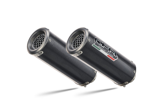 Ducati 749 R-S 2003-2007 Exhaust GPR Double Slip-on M3 Poppy