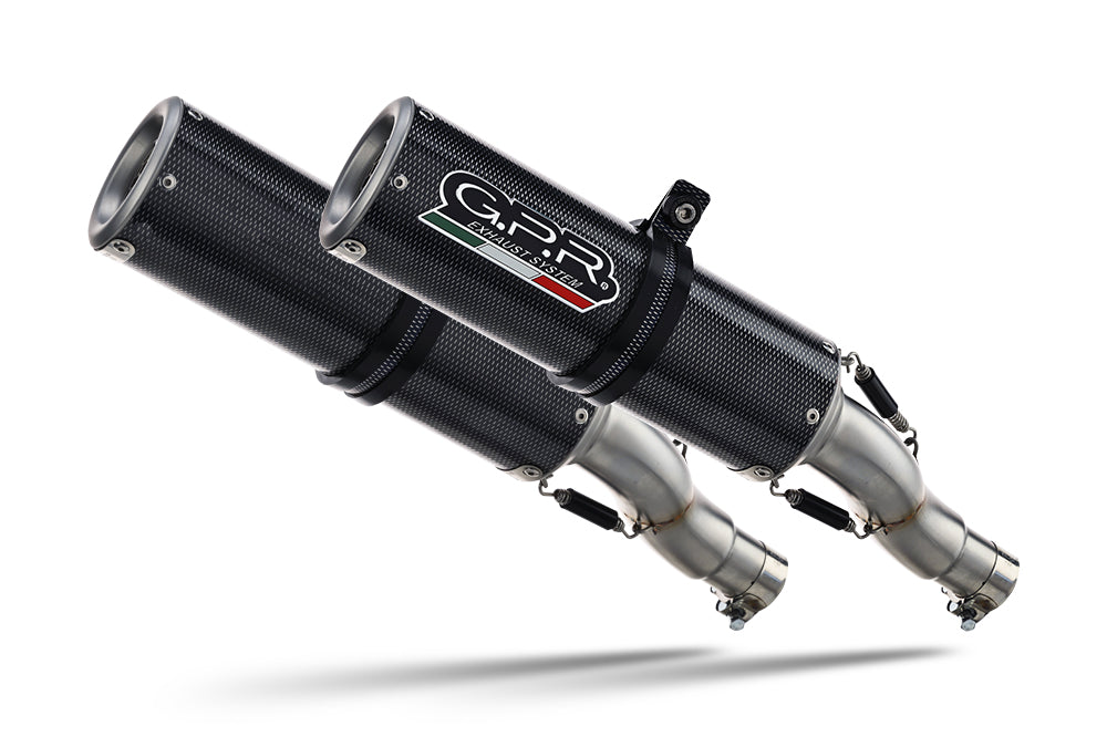 Ducati 749 R-S 2003-2007 Exhaust GPR Double Slip-on M3 Poppy