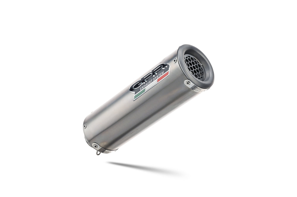 Moto Guzzi V85 TT 2021-2023 Exhaust GPR Slip-on M3 Titanium Natural
