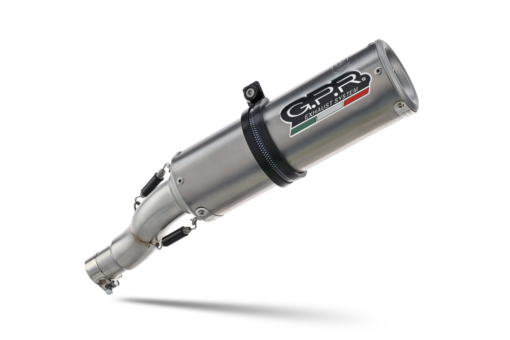 Moto Guzzi V85 TT 2021-2023 Exhaust GPR Slip-on M3 Titanium Natural