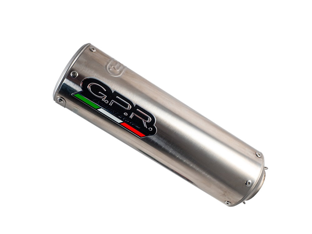 GPR Exhaust System Fantic Motor XMF 125 2021-2023, M3 Inox , Slip-on Exhaust Including Removable DB Killer, Link Pipe and catalyst