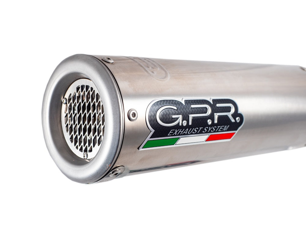 GPR Exhaust System Fantic Motor XMF 125 2021-2023, M3 Inox , Slip-on Exhaust Including Removable DB Killer, Link Pipe and catalyst