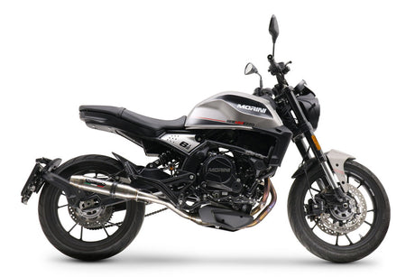 Moto Morini Seiemmezzo Str 650 2022-2024 Exhaust GPR Mid-Line Deeptone Inox