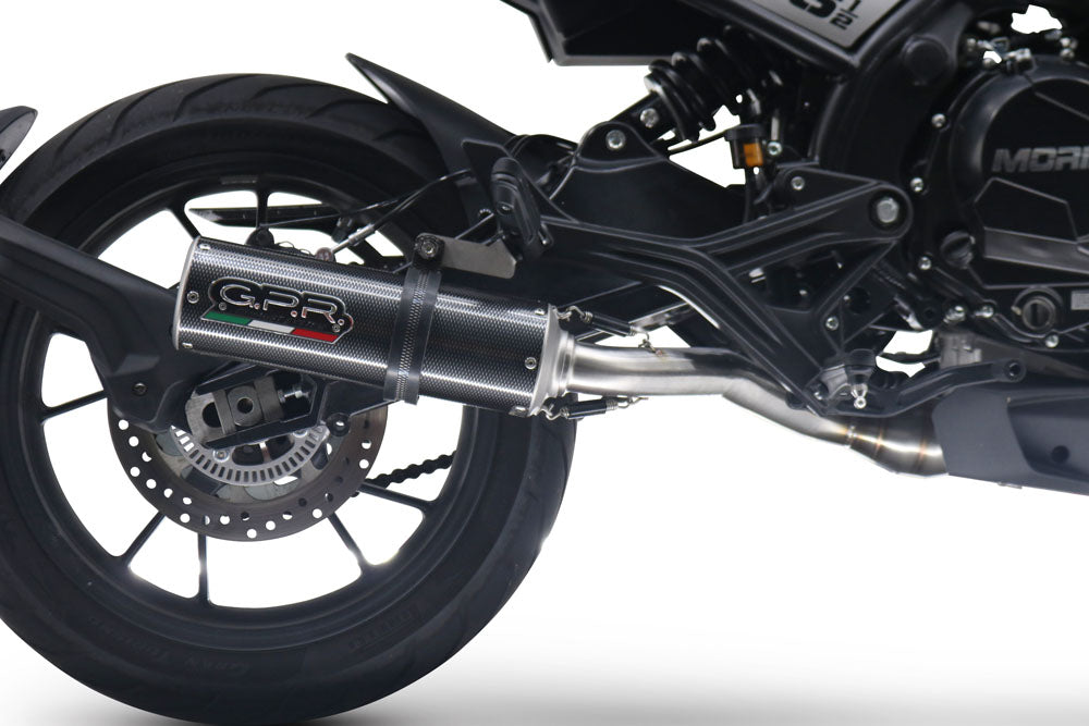 Moto Morini Seiemmezzo Str 650 2022-2024 Exhaust GPR Mid-Line M3 Poppy