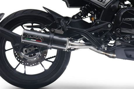 Moto Morini Seiemmezzo Str 650 2022-2024 Exhaust GPR Mid-Line M3 Poppy