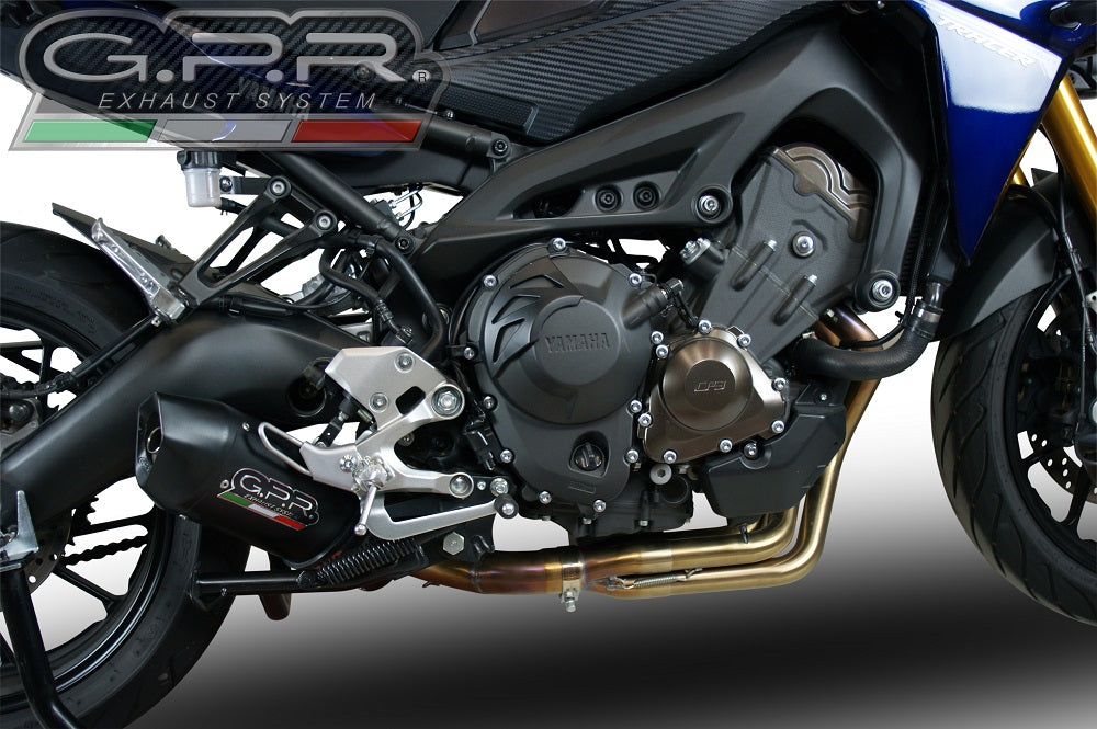 Yamaha Tracer 900 GT 2018-2020 Exhaust GPR Full System Furore Evo4 Nero