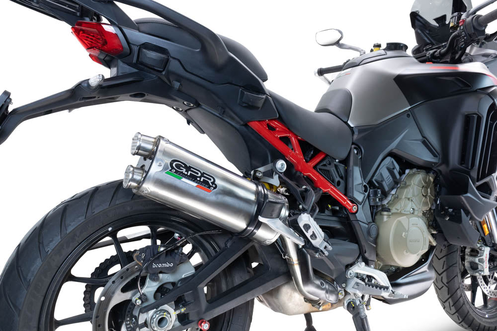 Ducati Multistrada V4 Rally 2023-2024 Exhaust GPR Slip-on Dual Inox