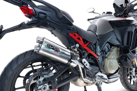 Ducati Multistrada V4 Rally 2023-2024 Exhaust GPR Slip-on Dual Inox