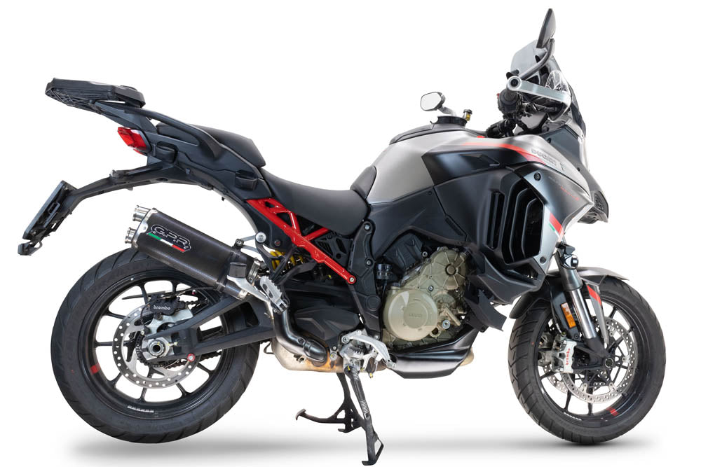 Ducati Multistrada V4 Rally 2023-2024 Exhaust GPR Slip-on Dual Poppy