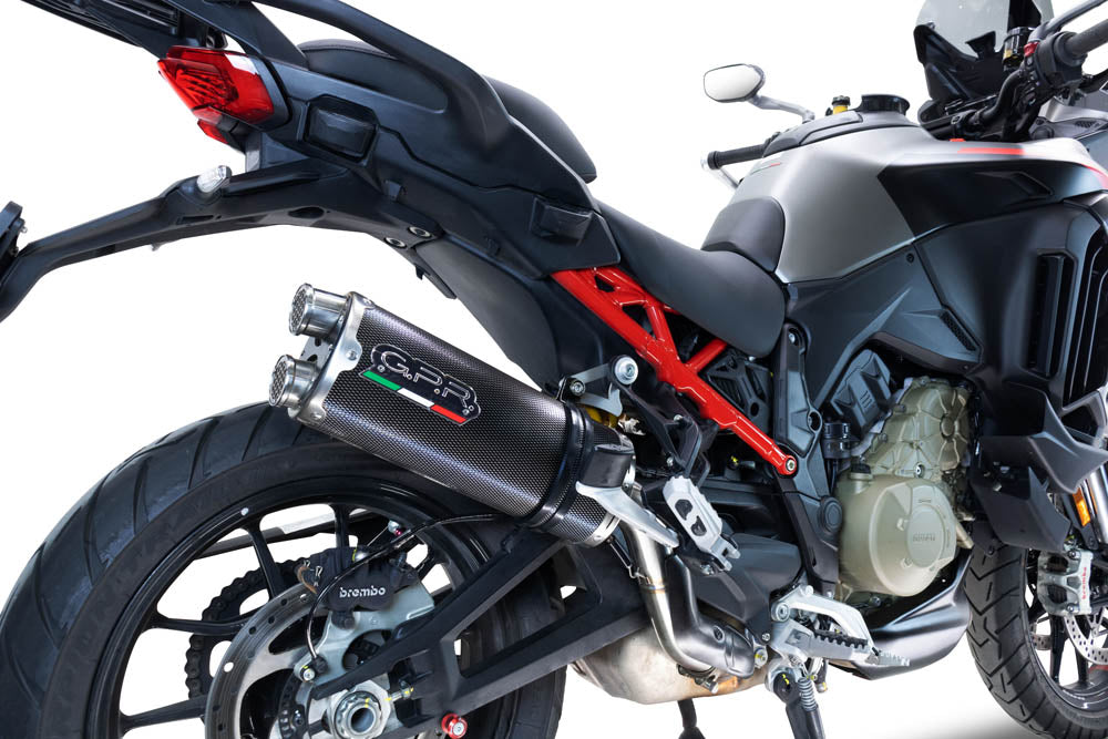 Ducati Multistrada V4 - S 2022-2024 Exhaust GPR Slip-on Dual Poppy