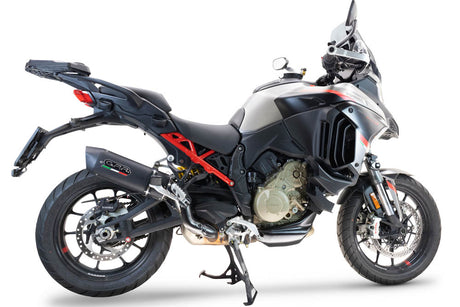 Ducati Multistrada V4 Rally 2023-2024 Exhaust GPR Slip-on Furore Evo4 Nero